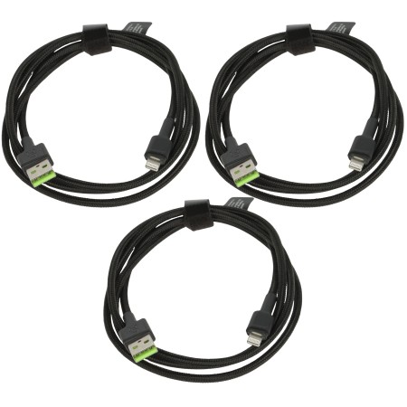 ZESTAW PRZEWODÓW KABGCSET05 Ray 3 x 1.2 m Green Cell