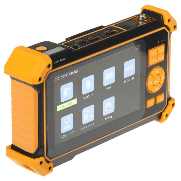 Monitor Ahd, Hd-Cvi, Hd-Tvi, Pal Ms-Act50-4K-V2 5 " Delta Tester