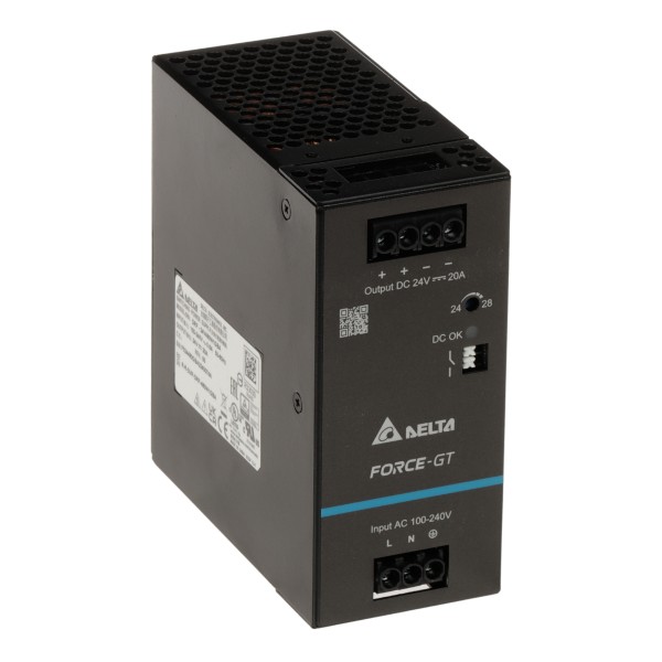 Zasilacz Impulsowy Drf-24V480W1Gba Force-Gt (1 Faza) Delta Electronics