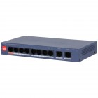 SWITCH POE CS4010-8ET2GT-60 8-PORTOWY DAHUA