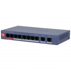 SWITCH POE CS4010-8ET2GT-110 8-PORTOWY DAHUA