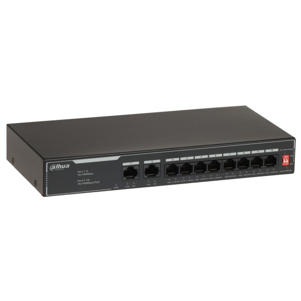 Switch Poe Sf1010Lp 8-Portowy Dahua