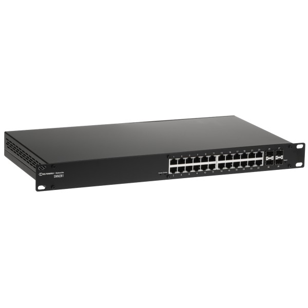 Zarządzalny Switch Przemysłowy Swm281 24-Portowy Sfp Teltonika