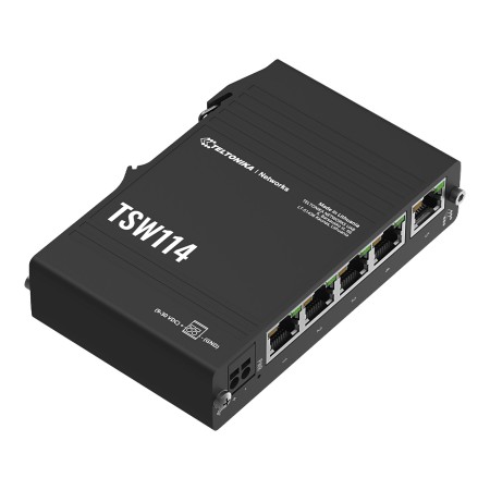 SWITCH PRZEMYSŁOWY   TSW114 5-PORTOWY Teltonika