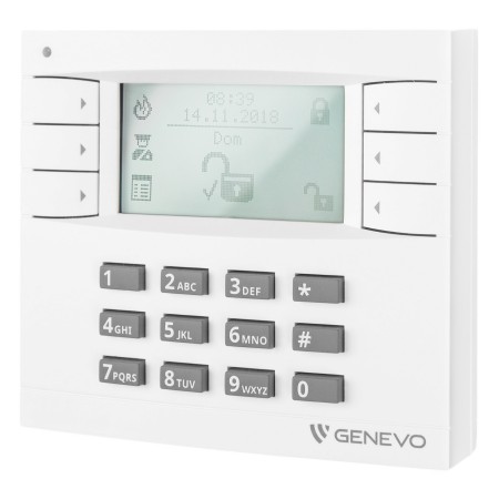 KLAWIATURA DO CENTRALI ALARMOWEJ PRIMA-LCD-WH-WH GENEVO