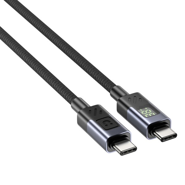 Przewód Z Wyświetlaczem C14158Abk01-2M Usb-C/usb-C 2.0 M Unitek
