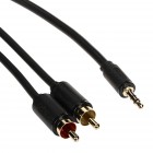 PRZEWÓD C19022BK03 2 x CINCH / Jack TRS 3.5 mm 3 m UNITEK