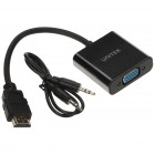 KONWERTER HDMI NA VGA Y-6333 + AUDIO UNITEK