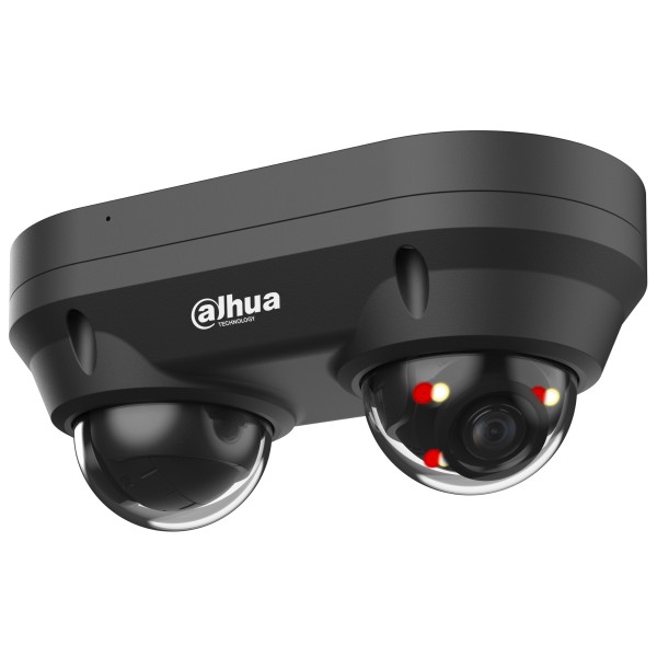 Podwójna Kamera Wandaloodporna Ip Ipc-Hdbw2449F-As-E2-Il-0280B-Black Wizsense Smart Dual Light 2 X 4 Mpx 2 X 2.8 Mm Dahua