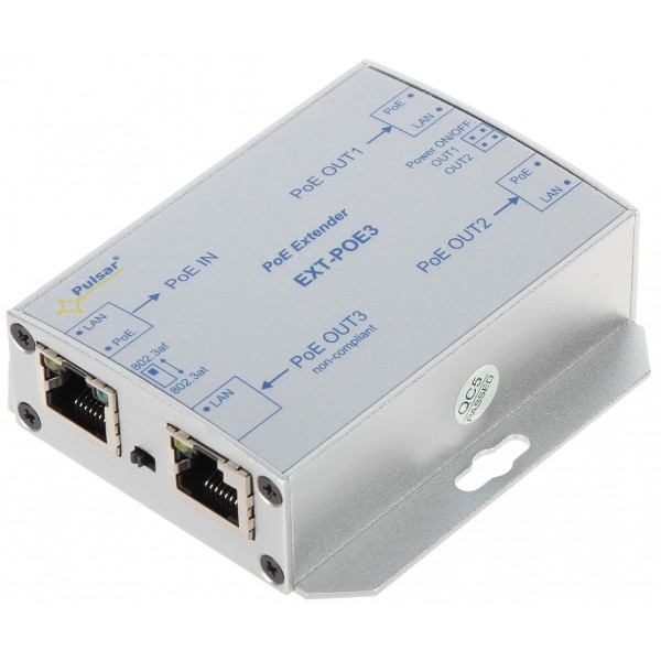 Extender Ethernet+Poe Ext-Poe3 Pulsar