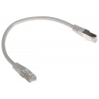 PATCHCORD RJ45/FTP6/0.25-GY 0.25 m