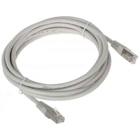 PATCHCORD RJ45/FTP6/3.0-GY 3.0 m