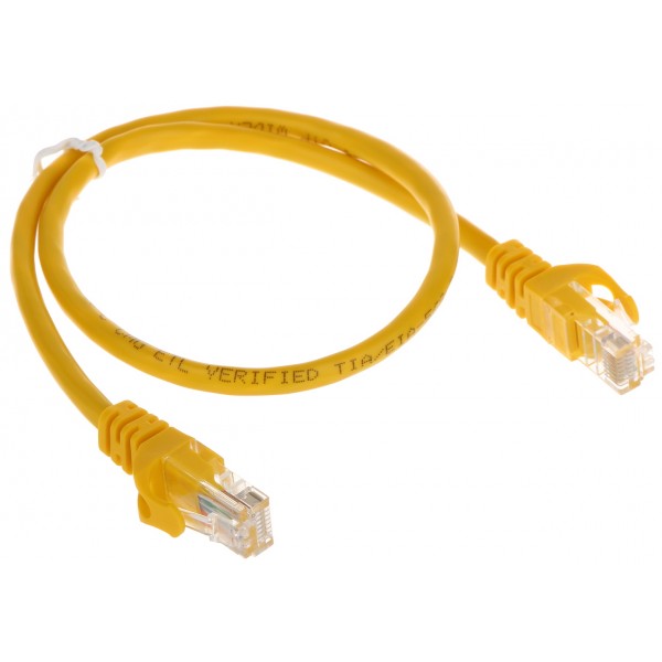 Patchcord Rj45/0.5-Yellow 0.5 M