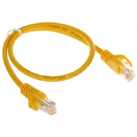 PATCHCORD RJ45/0.5-YELLOW 0.5 m
