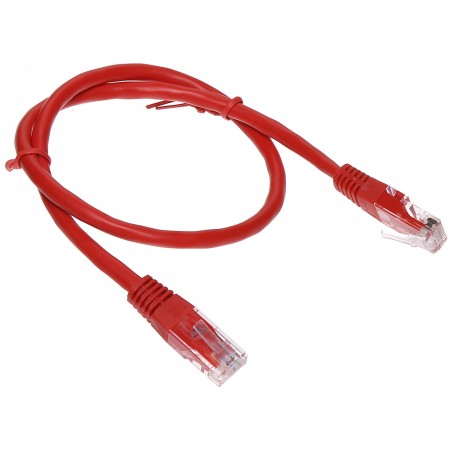 PATCHCORD RJ45/6/0.5-RED 0.5 m