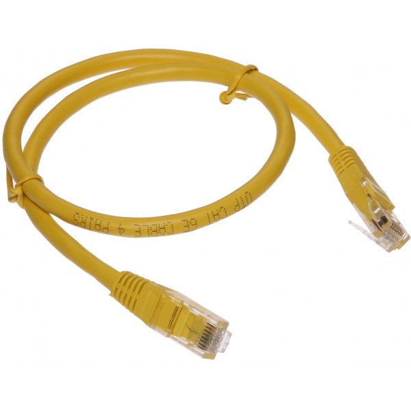 Patchcord Rj45/6/0.5-Yellow 0.5 M