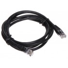 PATCHCORD RJ45/6/1.5-BLACK 1.5 m