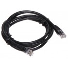 PATCHCORD RJ45/6/1.5-BLACK 1.5 m