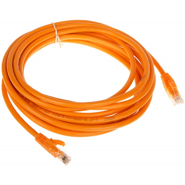 Patchcord Rj45/6/5.0-Orange 5 M