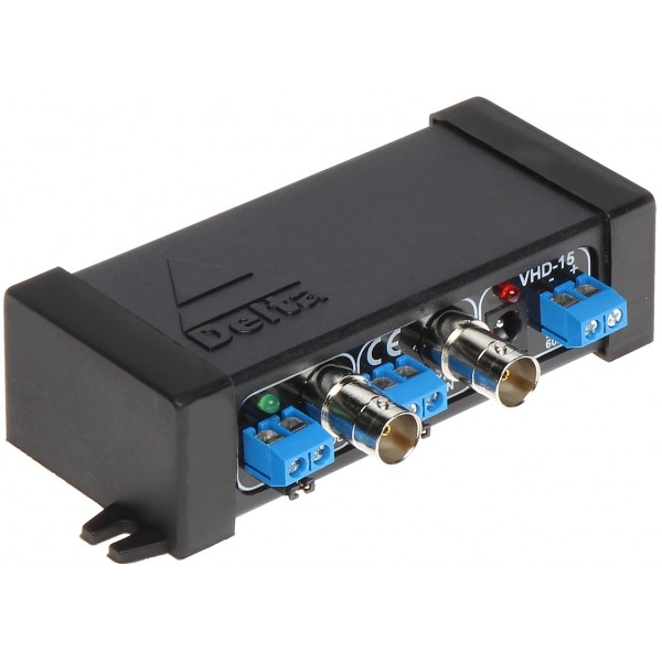 Repeater Vhd-15 Wzmacniacz Sygnału Ahd, Hd-Cvi, Hd-Tvi Delta Repeater Vhd-15 Wzmacniacz Sygnału Ahd, Hd-Cvi, Hd-Tvi Delta