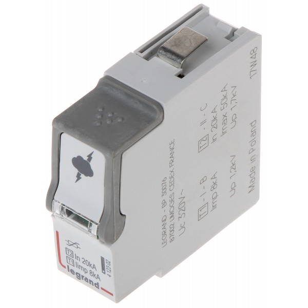Wkład Ogranicznika Przepięć Le-412302 Typ 1+2 50 Ka Legrand