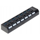 HUB USB 3.0 HUB-USB3.0-1/7 55 cm