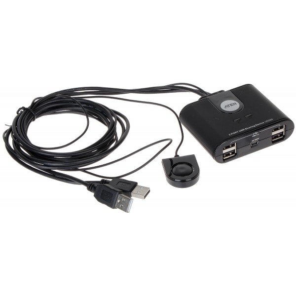 Przełącznik Usb + Hub Usb Us-224 2 X 115 Cm