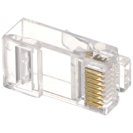 WTYK MODULARNY PRZELOTOWY RJ45T/6P100 TYP EZ