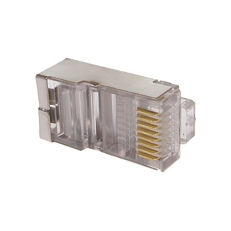 WTYK MODULARNY EKRANOWANY RJ45/EKRANP100