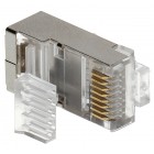 WTYK MODULARNY EKRANOWANY RJ45/6-EKRANP10