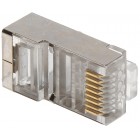 WTYK MODULARNY EKRANOWANY RJ45/C6-EKRANP100