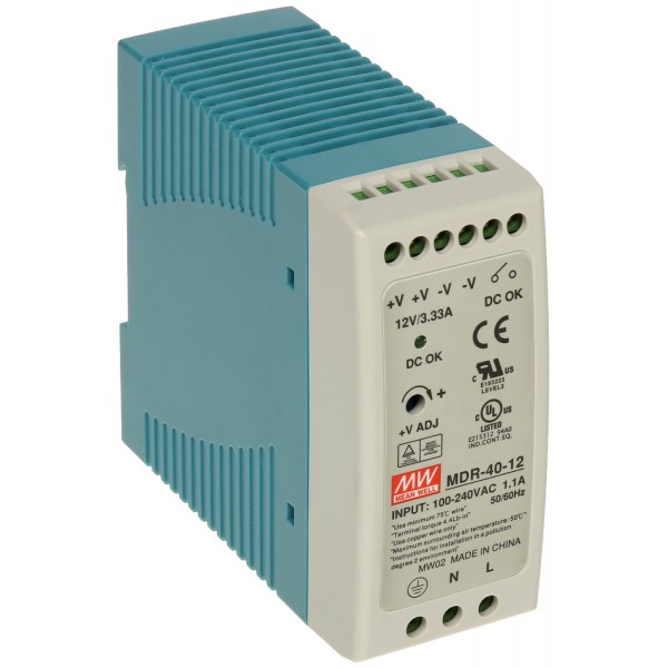 Zasilacz Impulsowy Mdr-40-12