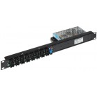 PATCH PANEL 8-PORTOWY Z ZASILACZEM ZR48-158/POE-8 48 V DC 3.3 A