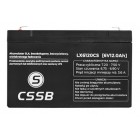 Akumulator żelowy AGM 6V 12Ah CSSB