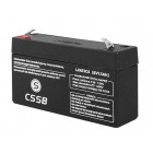 Akumulator 6V 1.3Ah CSSB żelowy AGM VRLA