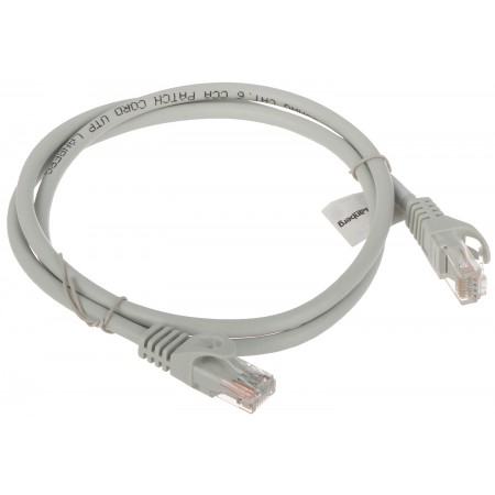 PATCHCORD RJ45/6/1.0-GREY 1.0 m Lanberg