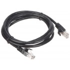 PATCHCORD RJ45/1.8-BLACK 1.8 m