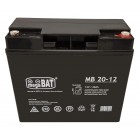 Akumulator AGM 12V 20Ah żelowy megaBAT VRLA