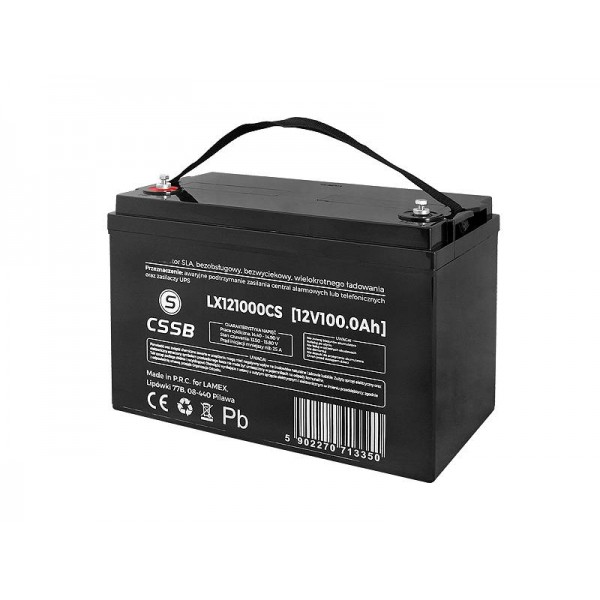 AKUMULATOR ŻELOWY AGM 12V 100Ah CSSB