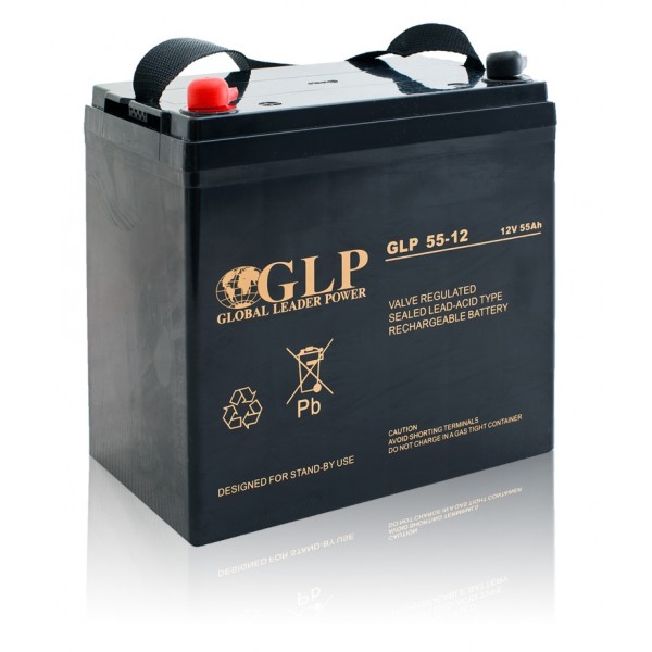 AKUMULATOR ŻELOWY AGM 12V 55Ah GLP