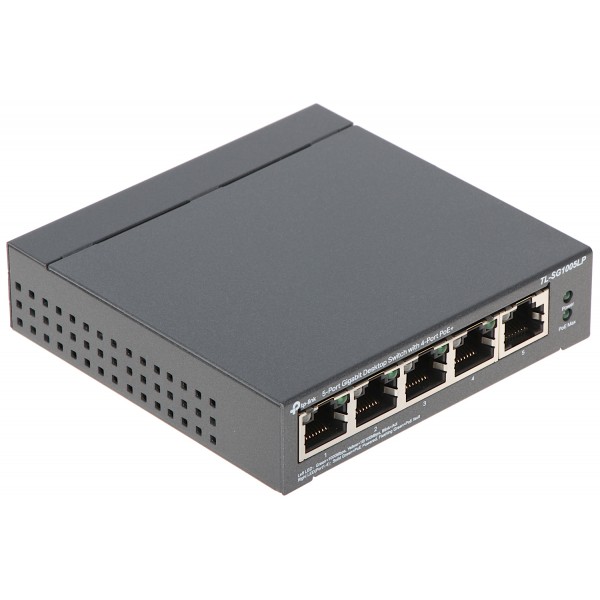 Switch Poe Tl-Sg1005Lp 5-Portowy Tp-Link