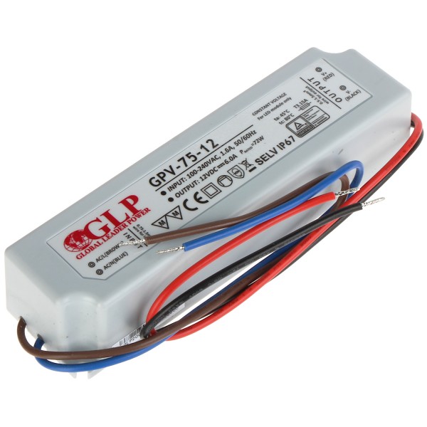 Zasilacz Impulsowy 12V/6A/gpv