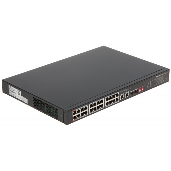 Switch Przemysłowy Poe Pfs3226-24Et-240 24-Portowy Sfp Dahua