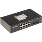 SWITCH POE DS-3T0510HP-E/HS 8-PORTOWY SFP Hikvision