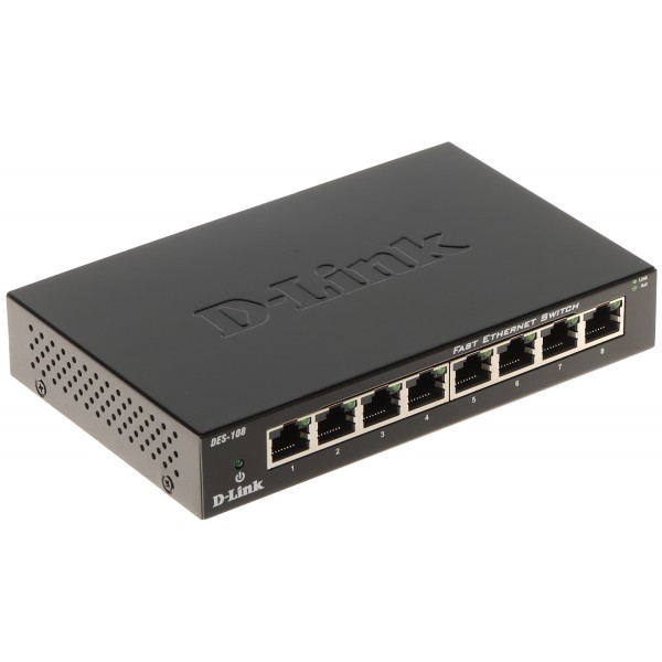Switch   Des-108/e 8-Portowy D-Link