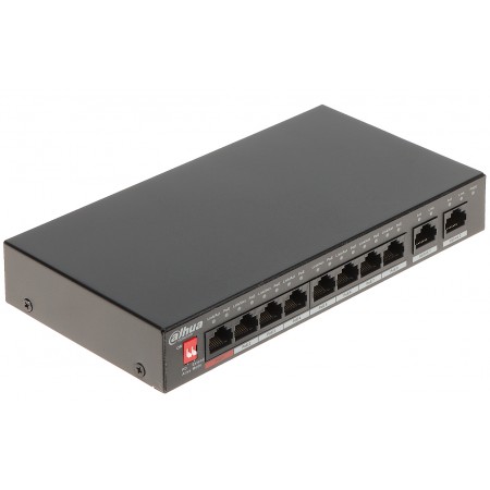 SWITCH POE PFS3010-8ET-96-V2 8-PORTOWY DAHUA